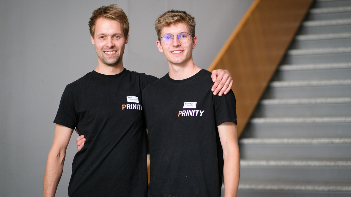 Team Prinity mit Tim Dwertmann und Sammy Schindler