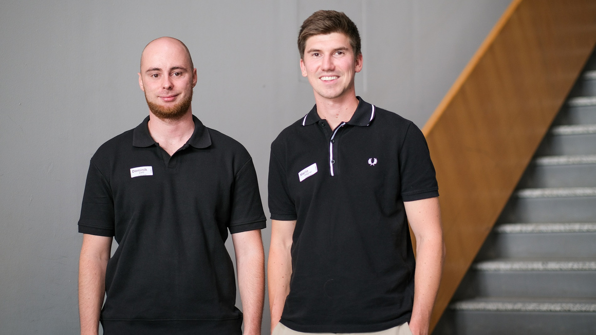 Dominik Zettl und Mario Wagner vom Team MyWeddingPlace