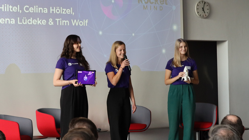 Elevator Pitch vom Start-up RocketMIND beim Kooperatonsforum Mittelstand & Start-up